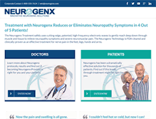 Tablet Screenshot of neurogenx.com